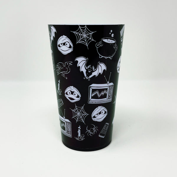 Limited Edition Light Up Cursed Commercials Cup + Autographed Halloween Art Card